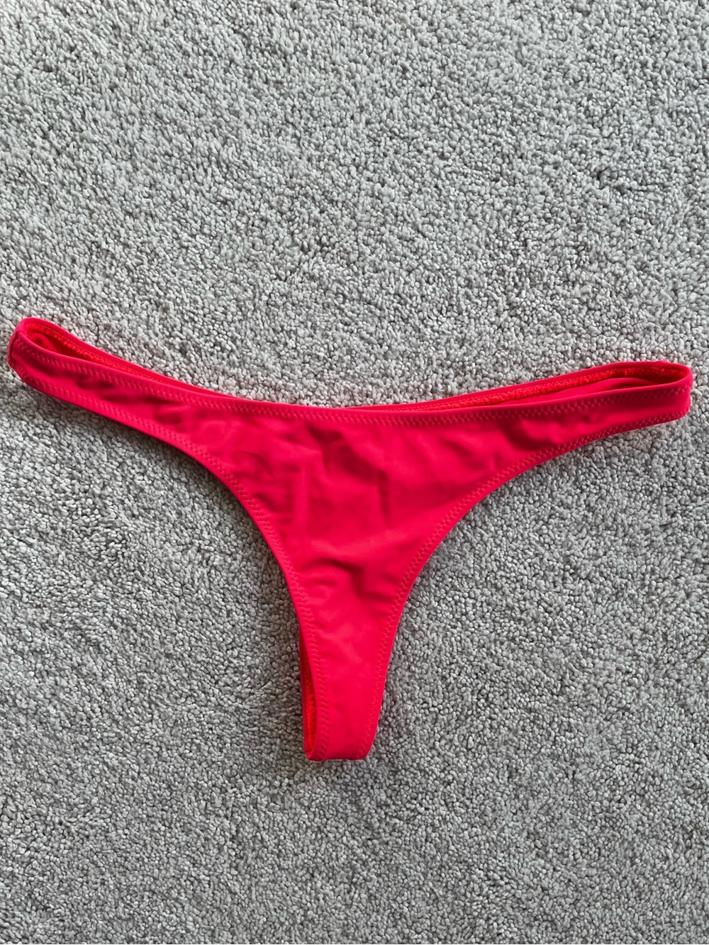 Women’s Hot Pink Bikini Bottom - Classic Low-Rise Swim